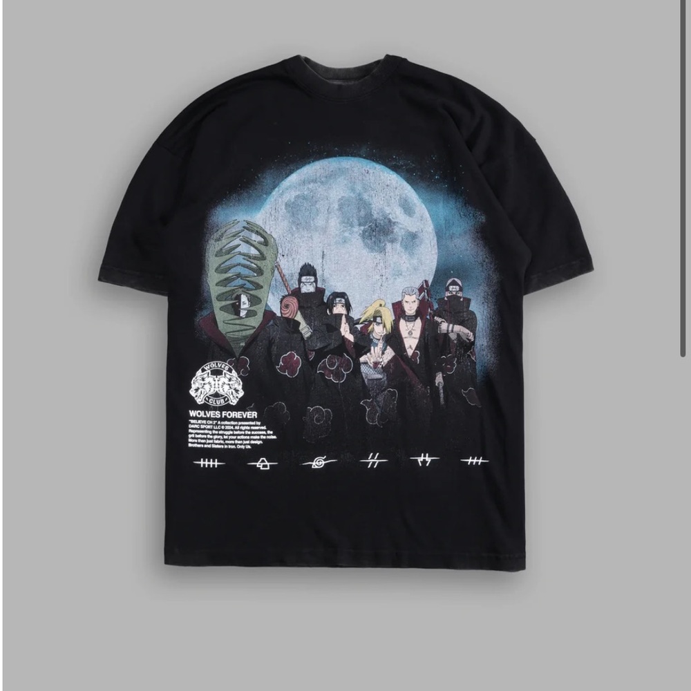 Darc Sport JUST LIKE US V2 "PREMIUM" OVERSIZED TEE IN BLACK